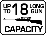 Capacity: 18 Long Gun