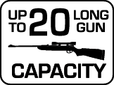 Capacity: 20 Long Gun