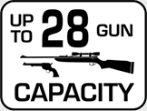 Capacity: 28 Long Gun