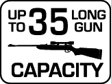 Capacity: 35 Long Gun