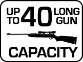 Capacity: 40 Long Gun