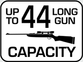 Capacity: 44 Long Gun