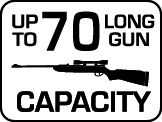 Capacity: 70 Long Gun
