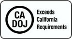 CA DOJ Exceeds California Requirements