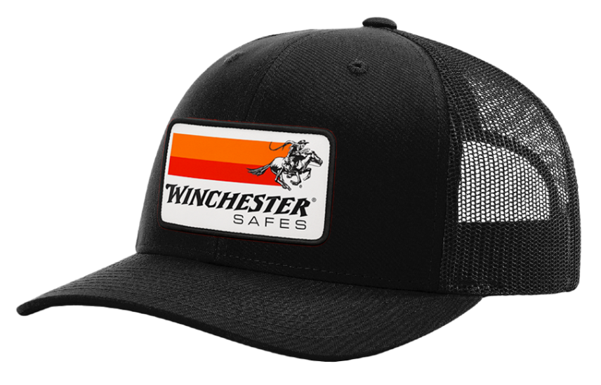 Winchester Safes Retro Patch Trucker Hat (black)