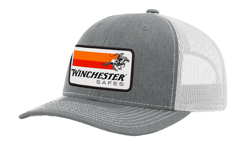 Winchester Safes Retro Patch Trucker Hat (grey)